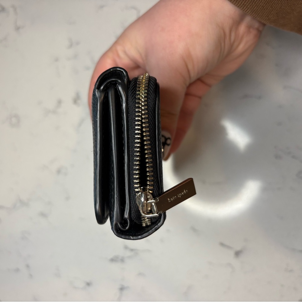 Kate Spade Black Textured Wallet - Picture 3 of 5